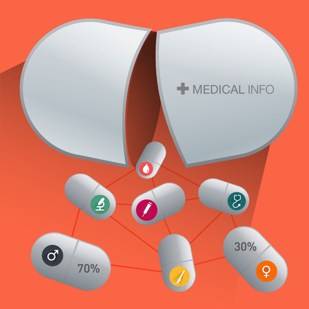 medical backgroundのイラスト素材