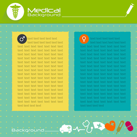 Medical background. Vector Illustrationのイラスト素材