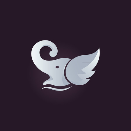 Elephant iconのイラスト素材