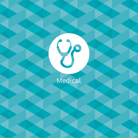 Abstract molecules medical background (Vector).のイラスト素材