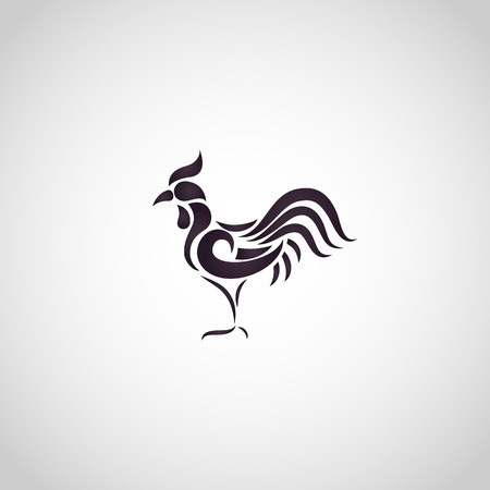 Chicken logo vectorのイラスト素材