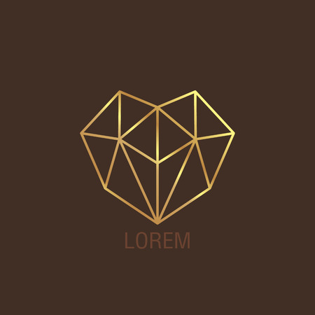 HEART diamond  vectorのイラスト素材