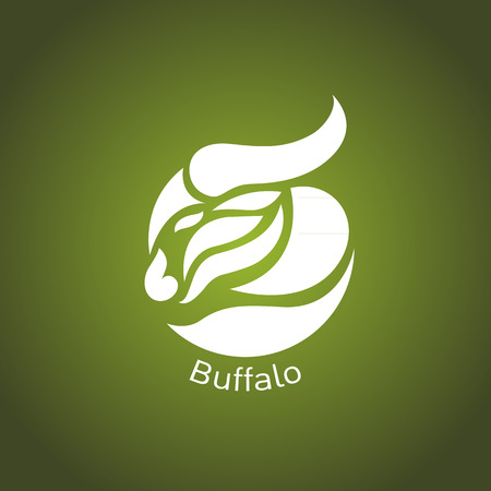 Buffalo logo vectorのイラスト素材
