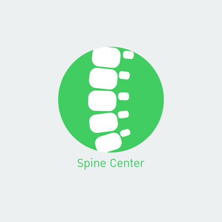 spine center logoのイラスト素材
