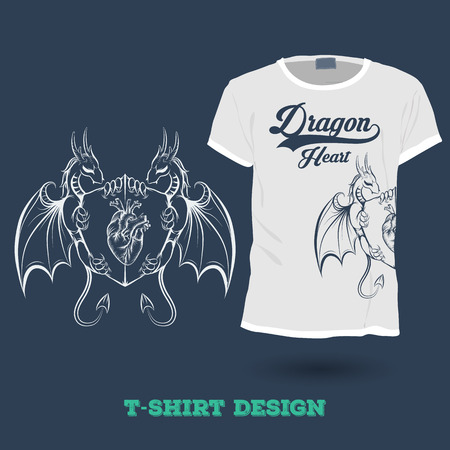 T-Shirt Design / Print Designのイラスト素材