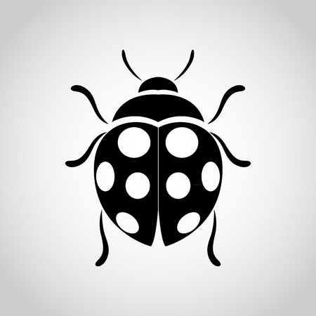 ladybug vector iconのイラスト素材