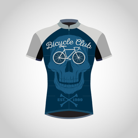 cycling shirts designのイラスト素材