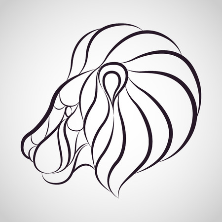 Lion vectorのイラスト素材