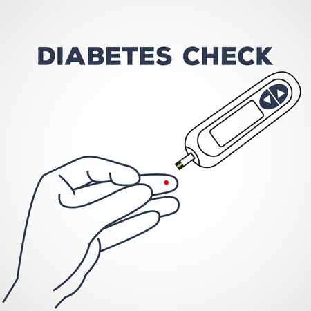 Diabetes screeningのイラスト素材