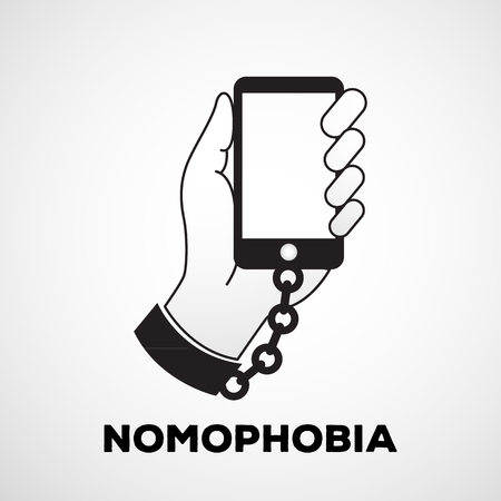 nomophobiaのイラスト素材