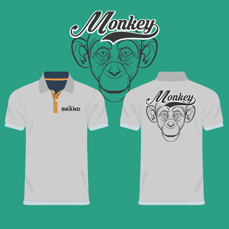 Color men polo shirts.のイラスト素材