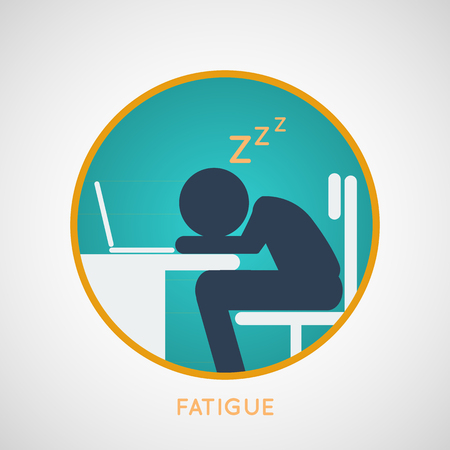 Illustration for FATIGUE - Royalty Free Image