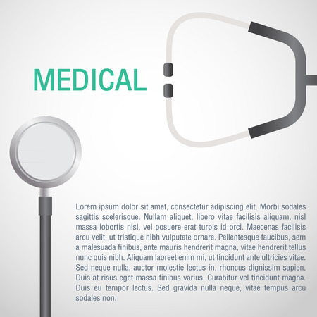 Stethoscope backgroundのイラスト素材