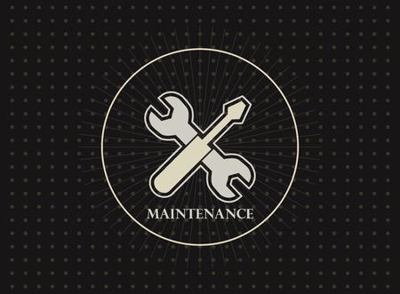 maintenance  vector icon designのイラスト素材