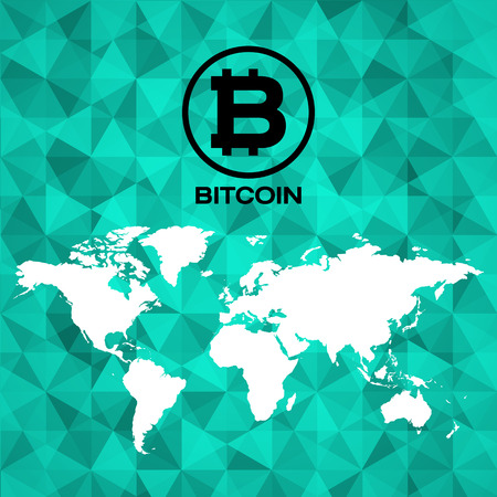Bitcoin vector illustration logo icon designのイラスト素材