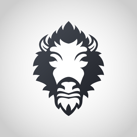 Bison icon design, vector illustrationのイラスト素材