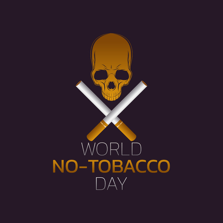 World No-Tobacco Day icon design, vector illustrationのイラスト素材