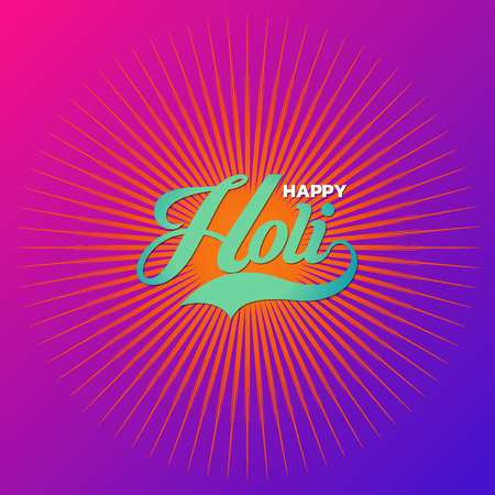 Illustration of colourful explosion for Happy Holiのイラスト素材