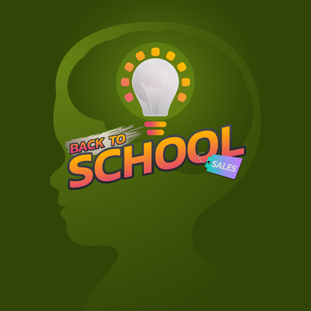 Back to school banner. Vector illustration.のイラスト素材