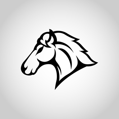 Horse vector icon illustrationのイラスト素材