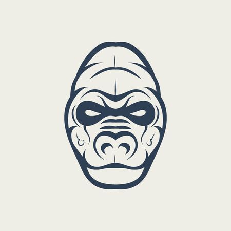 gorilla   Design icon illustrationのイラスト素材