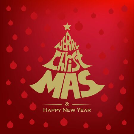 merry christmas golden card backgroundのイラスト素材