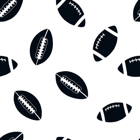 seamless pattern: sports ballsのイラスト素材