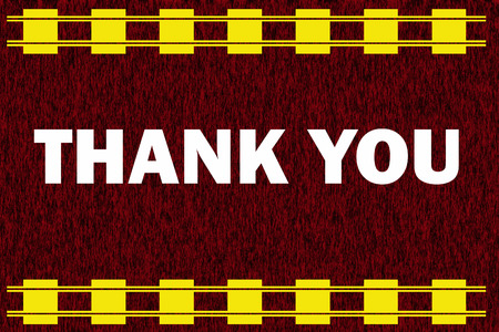 Thank you word on boardの写真素材