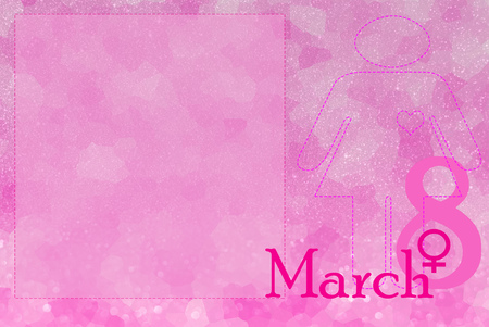 8 march happy woman's dayの写真素材