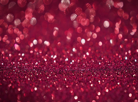 ruby red glitter bokeh abstract backgroundの写真素材
