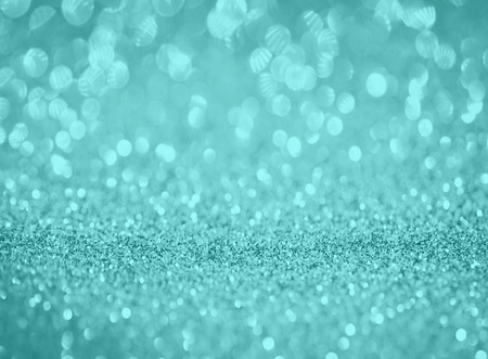 blue silver glitter bokeh texture abstract backgroundの写真素材