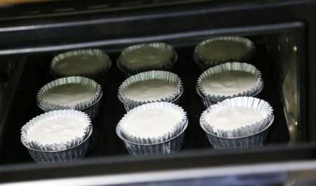 Cupcake before bakedの写真素材
