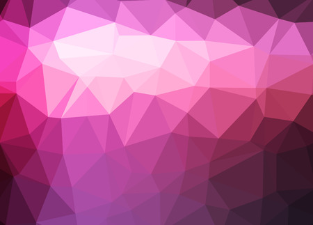pink and purple abstract background of triangles low polyの写真素材