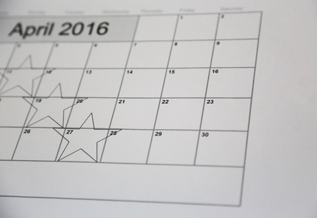 calendar, planing, scheduleの写真素材