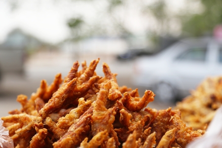 fried chickenの写真素材