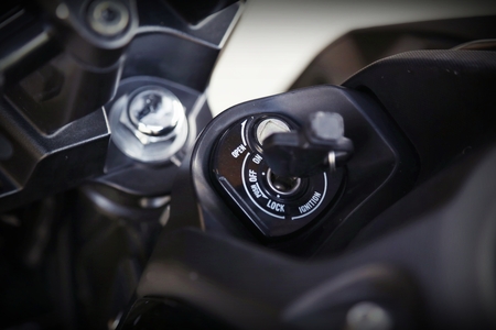 part of motorcycle body, speed motor sport, black big bikeの写真素材