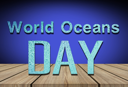 world oceans dayの写真素材