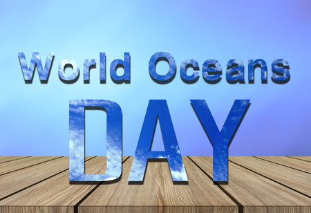 world oceans dayの写真素材