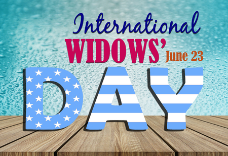 International Widows' Dayの写真素材