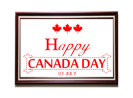 happy canada dayの写真素材