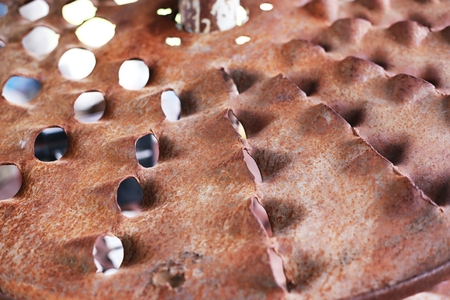 rust equipment of agriproduct processing establishmentの写真素材