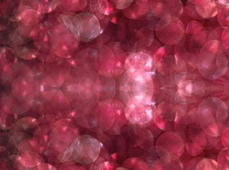 Red bokeh abstract on black background