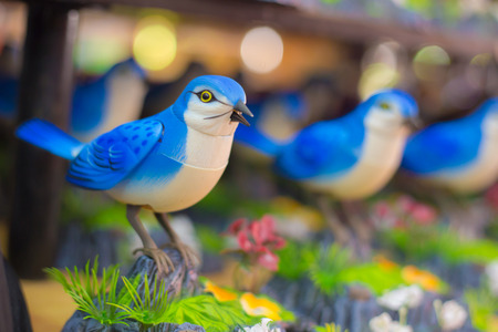 bird decorationの写真素材