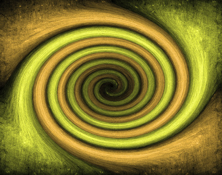 Yellow and orange twirl backgroundの写真素材