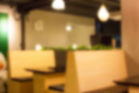 Blurred image of restaurant