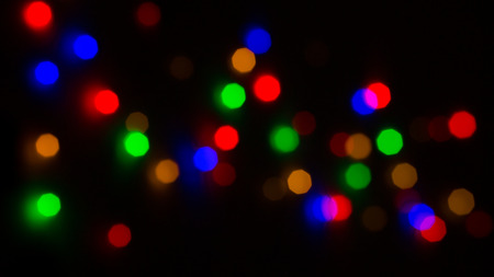 night light bokeh backgroundの写真素材