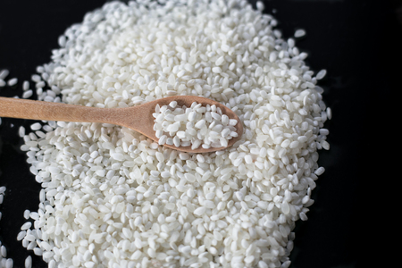 Japanese rice, Small milled riceの写真素材
