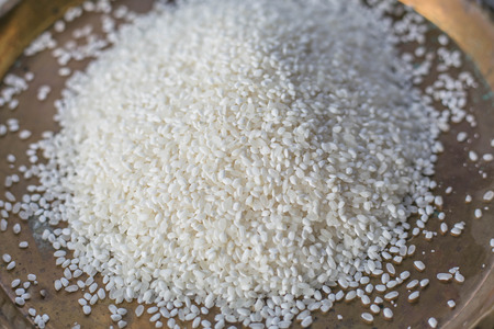 Japanese rice, Small milled riceの写真素材