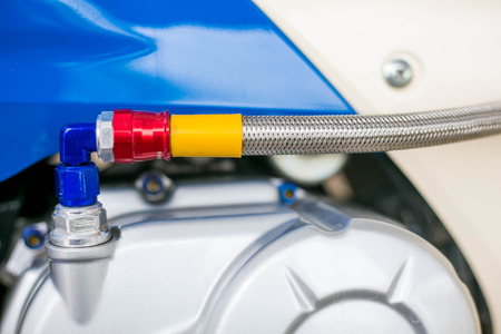 Parts of Motorcycle, taillight, wheel, oil line
