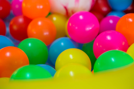 Close up of colored balls.Colorful concept.の写真素材